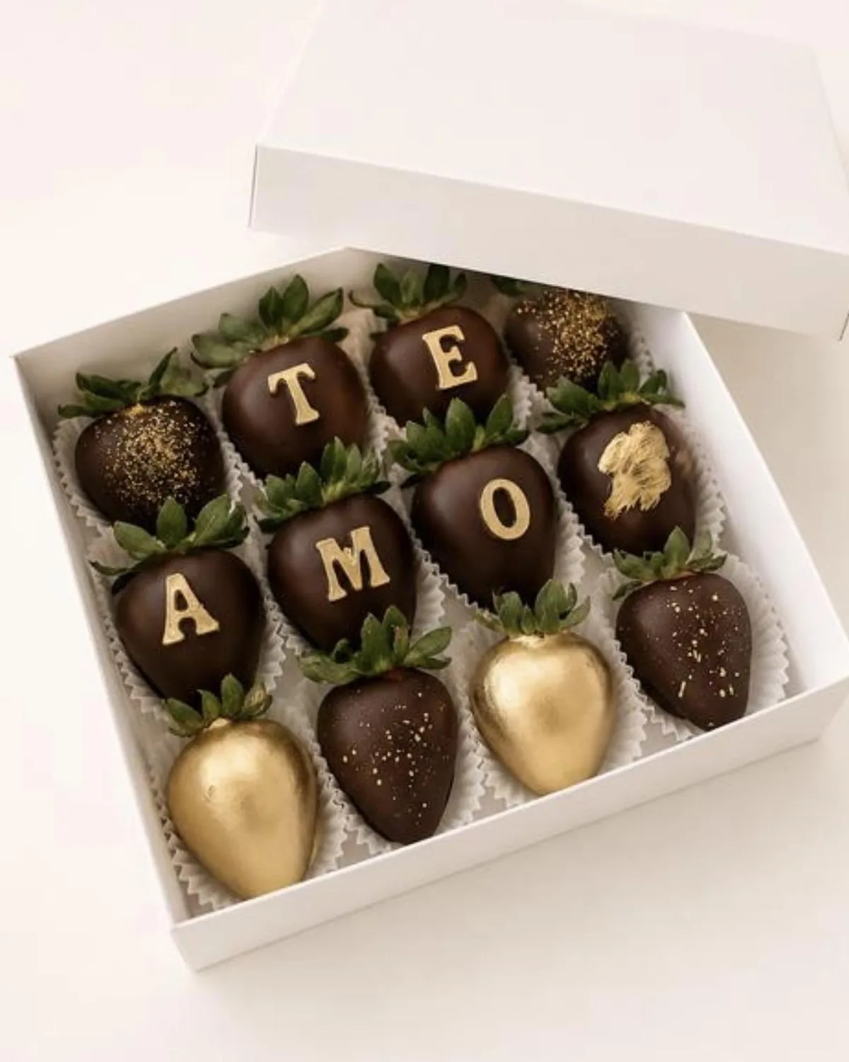 Luxury Chocolate Strawberry Collection (12 pc Personalized) — MAYDE floral delivery on DoorDash