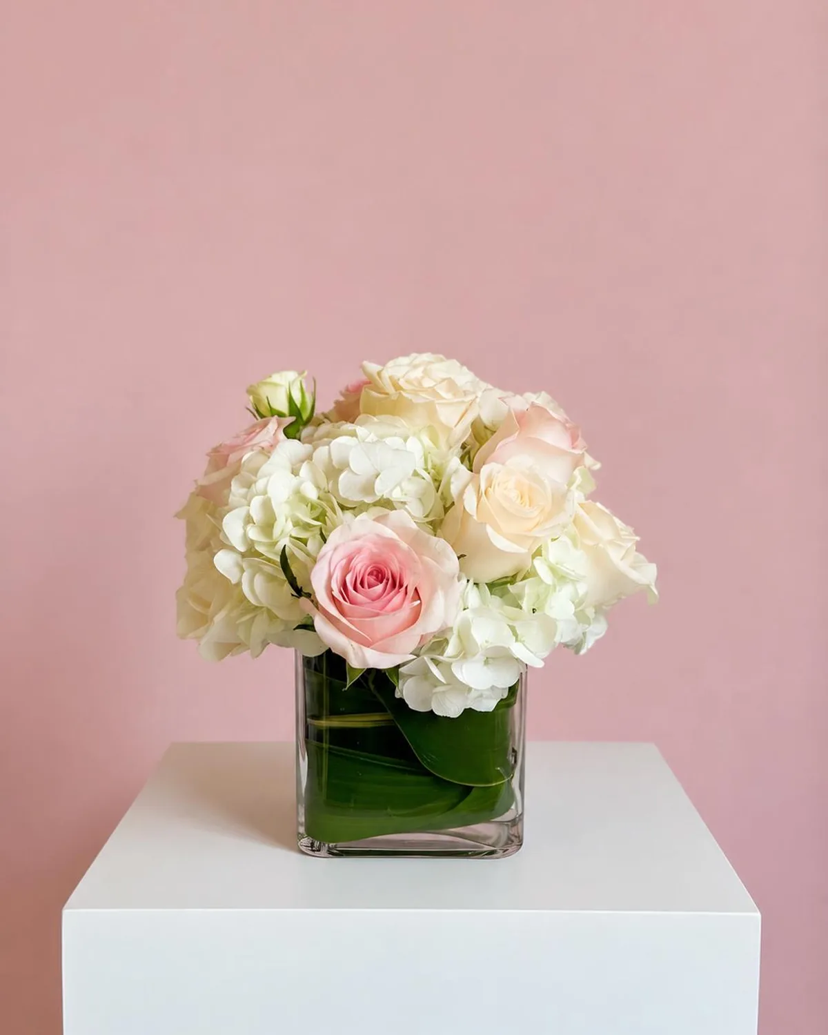 Peach & Blush Flower Arrangement — MAYDE floral delivery on DoorDash