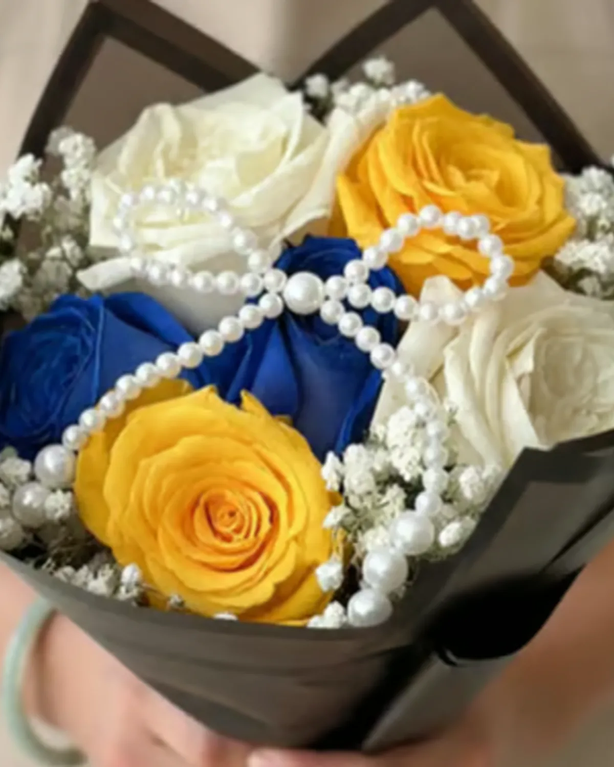 Petite Seasonal Wrapped Bouquet — MAYDE floral delivery on DoorDash