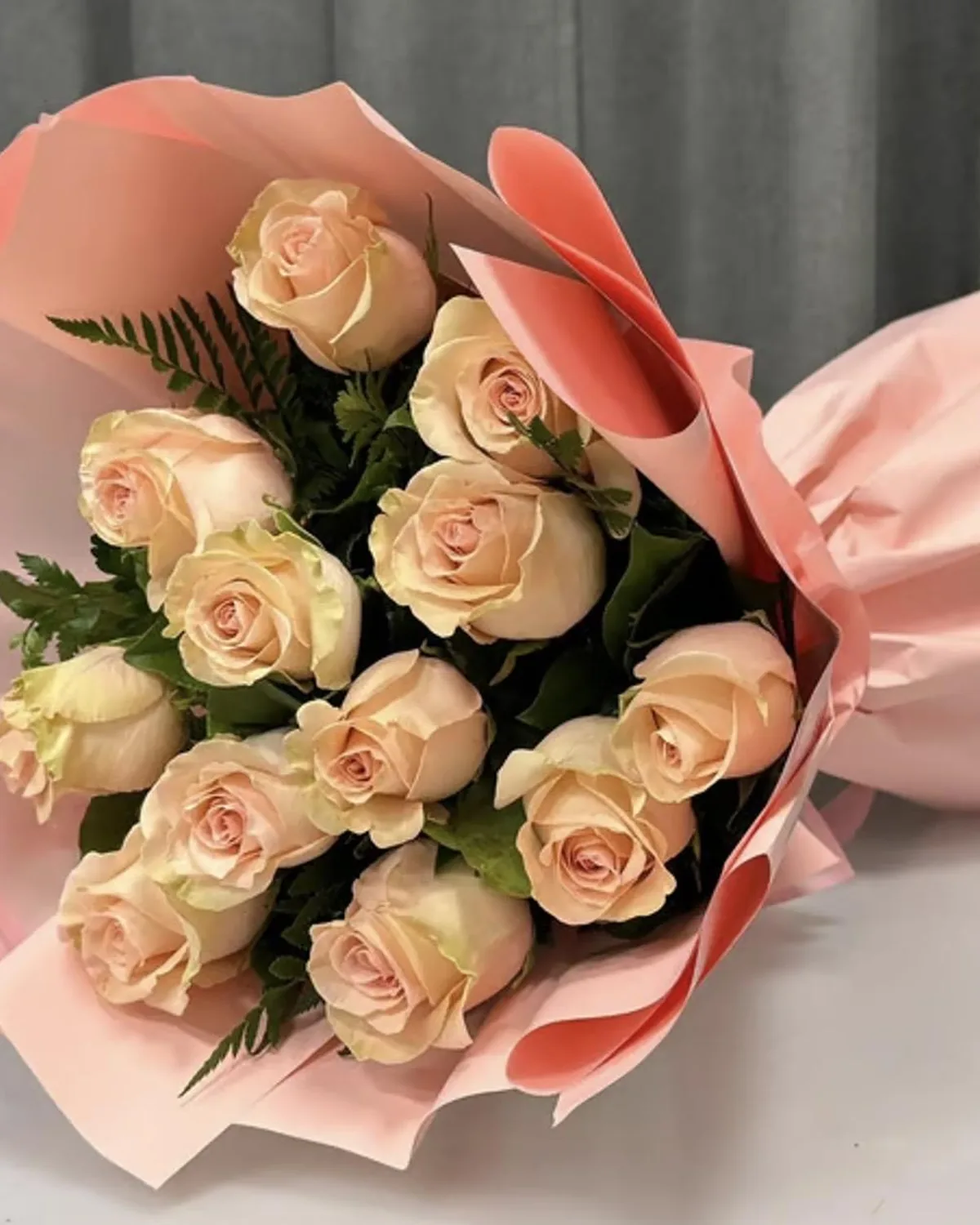 Pink Rose Bouquet — MAYDE floral delivery on DoorDash