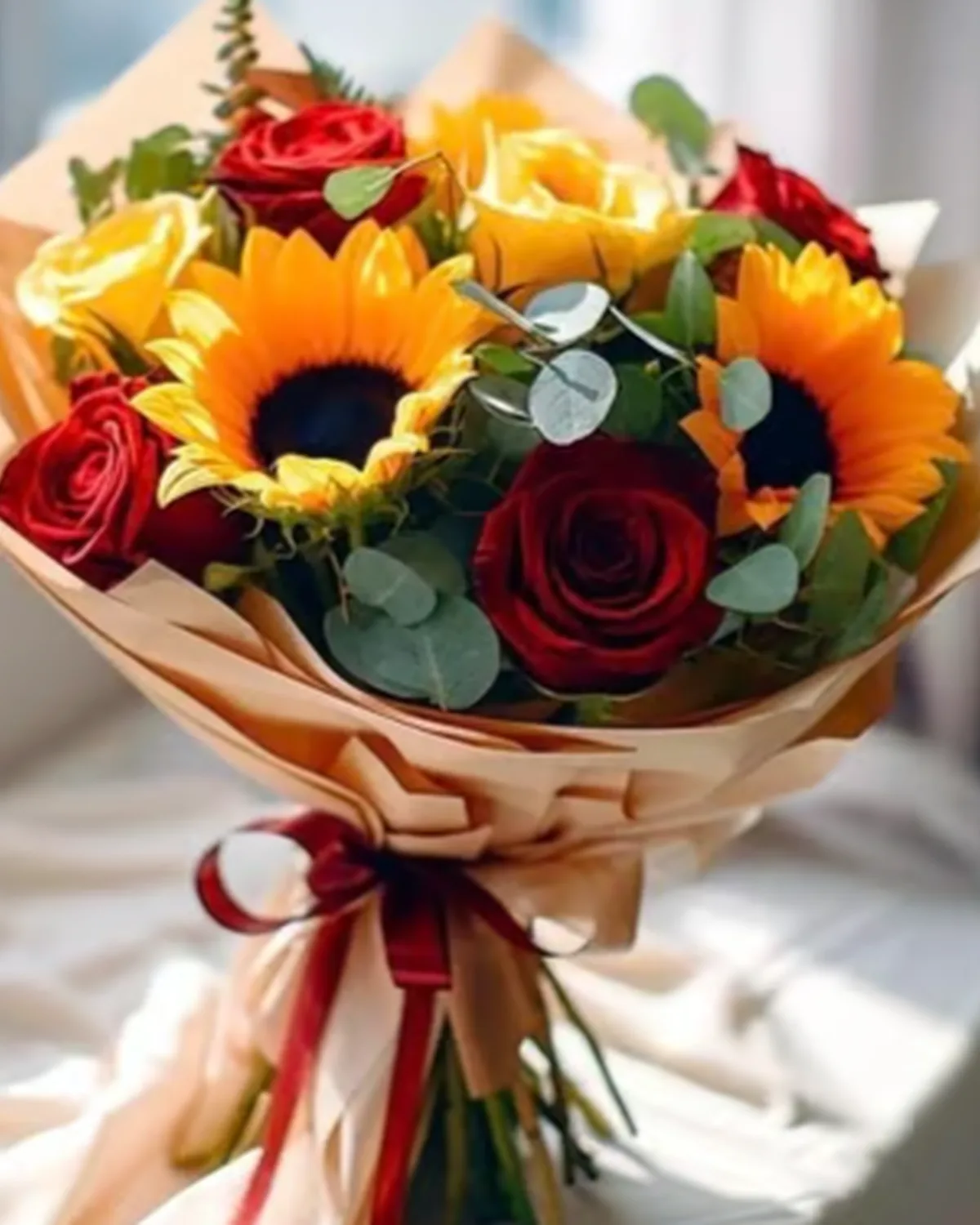 Sunflower Bouquet — MAYDE floral delivery on DoorDash