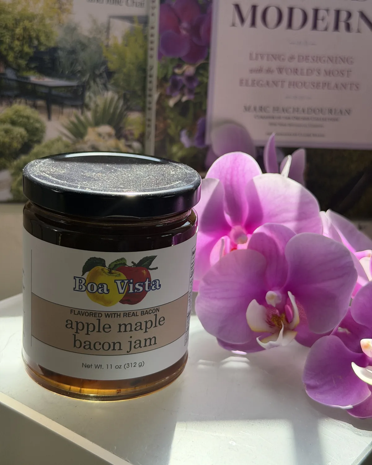 Boa Vista apple maple bacon jam on the shelf at Lil Mayde in Cameron Park