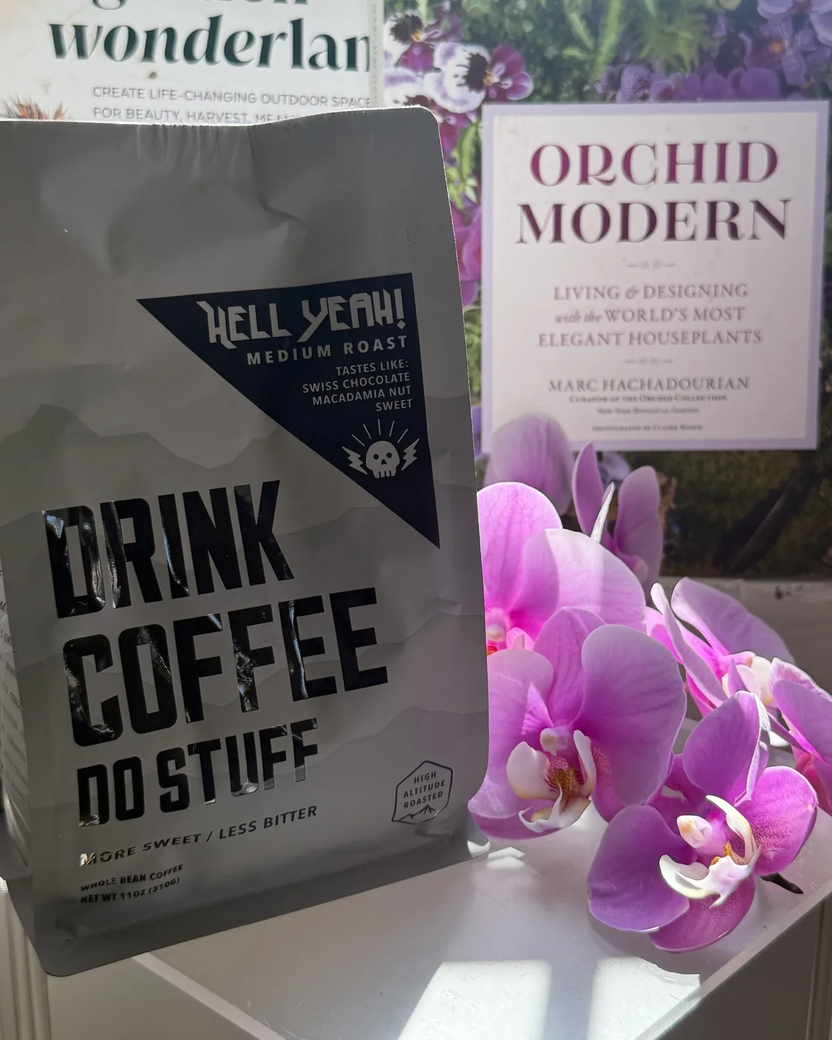 Whole bean medium roast coffee stocked at MAYDE Market in Cameron Park