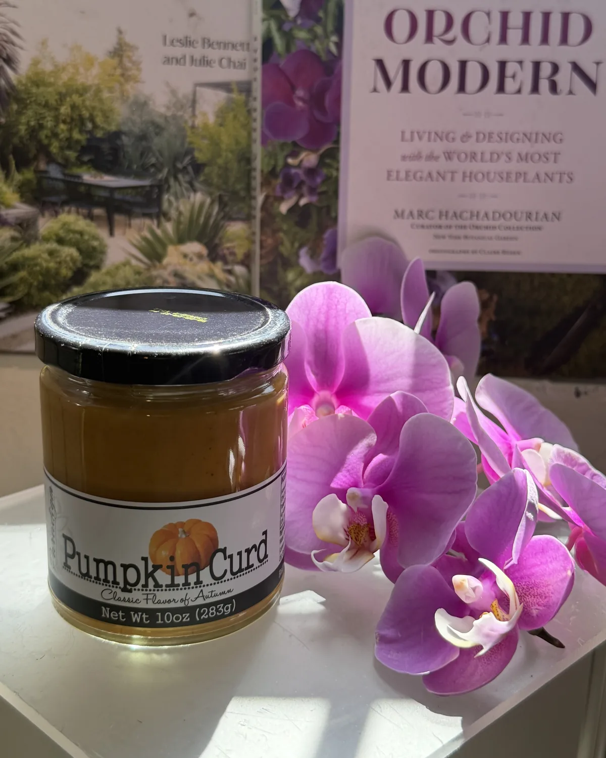 Pumpkin curd, a seasonal autumn preserve, at MAYDE Market in Cameron Park